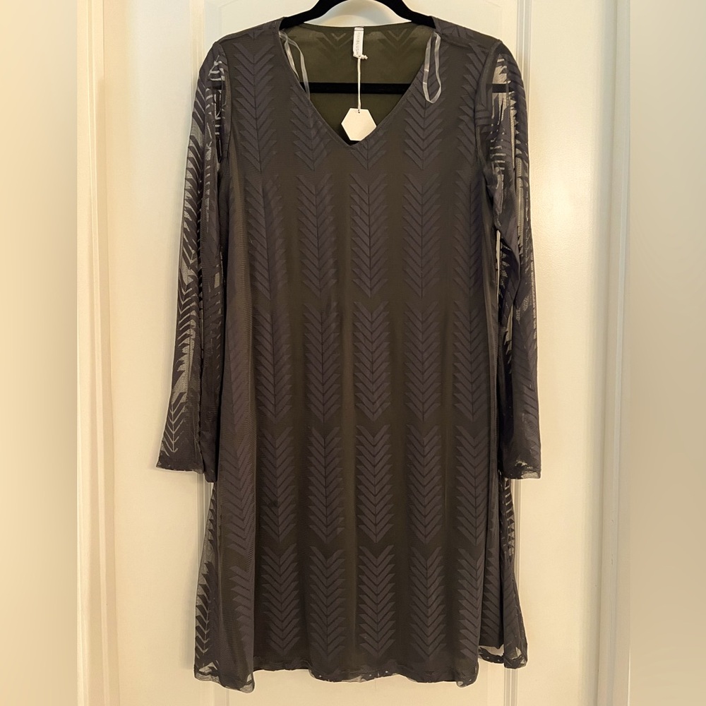 PinkBlush Dark Green Maternity Dress NWT